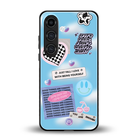 brightside back phone cover | glass case for samsung galaxy s23 plus