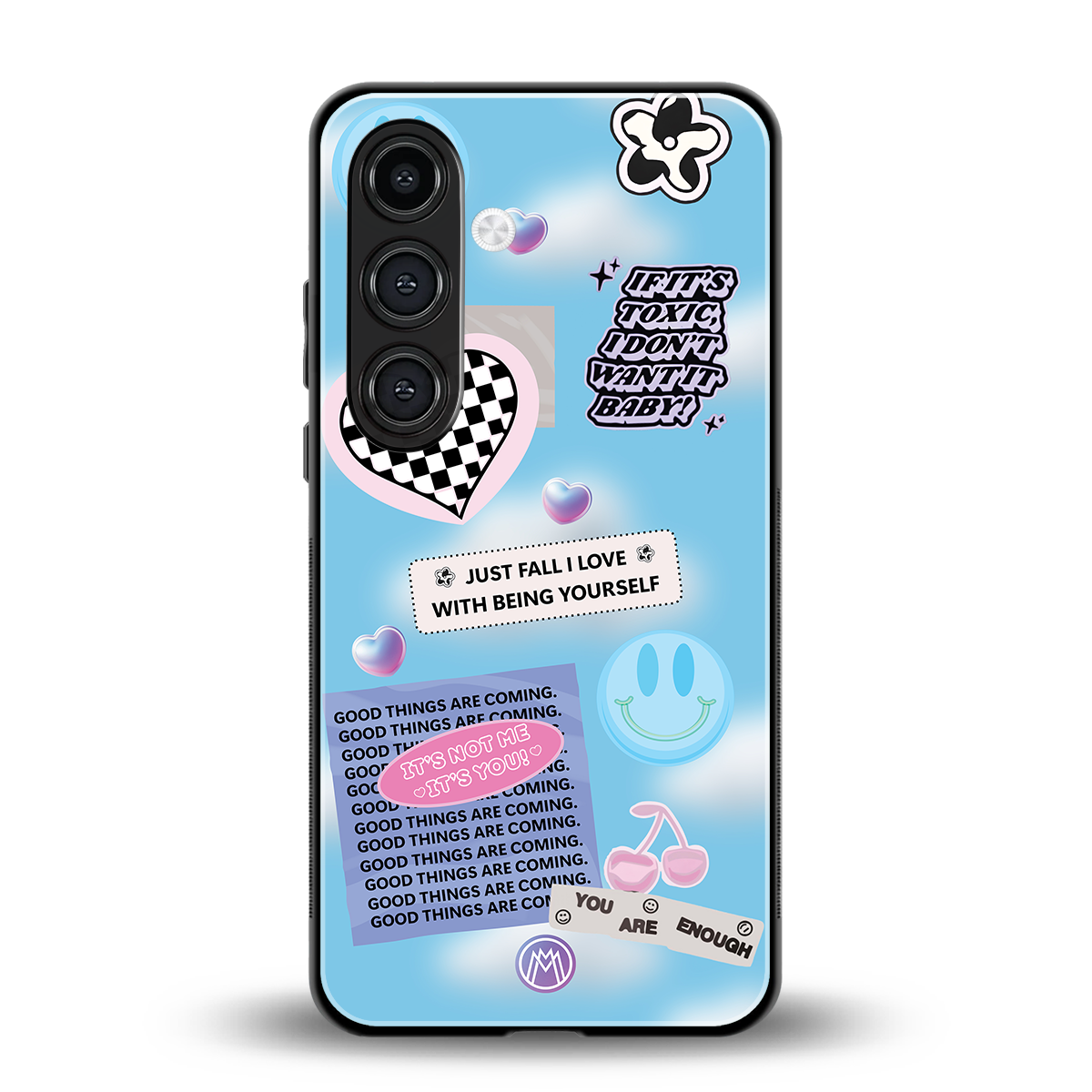 brightside back phone cover | glass case for samsung galaxy s24 plus