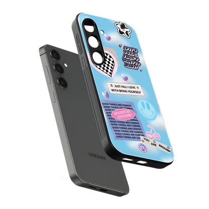 brightside back phone cover | glass case for samsung galaxy s24 fe