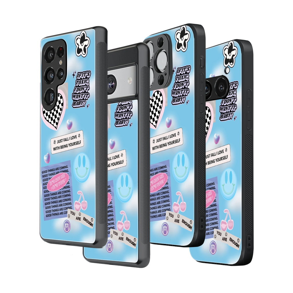 Stylish Glass Back Case for All Smartphones – iPhone, Samsung, OnePlus, Pixel, Redmi, Oppo, Vivo, Motorola