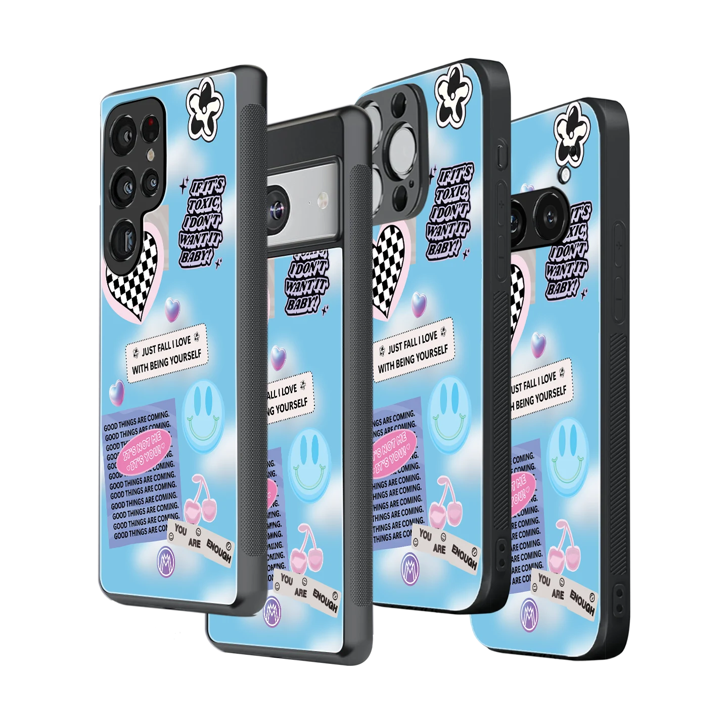 Stylish Glass Back Case for All Smartphones – iPhone, Samsung, OnePlus, Pixel, Redmi, Oppo, Vivo, Motorola