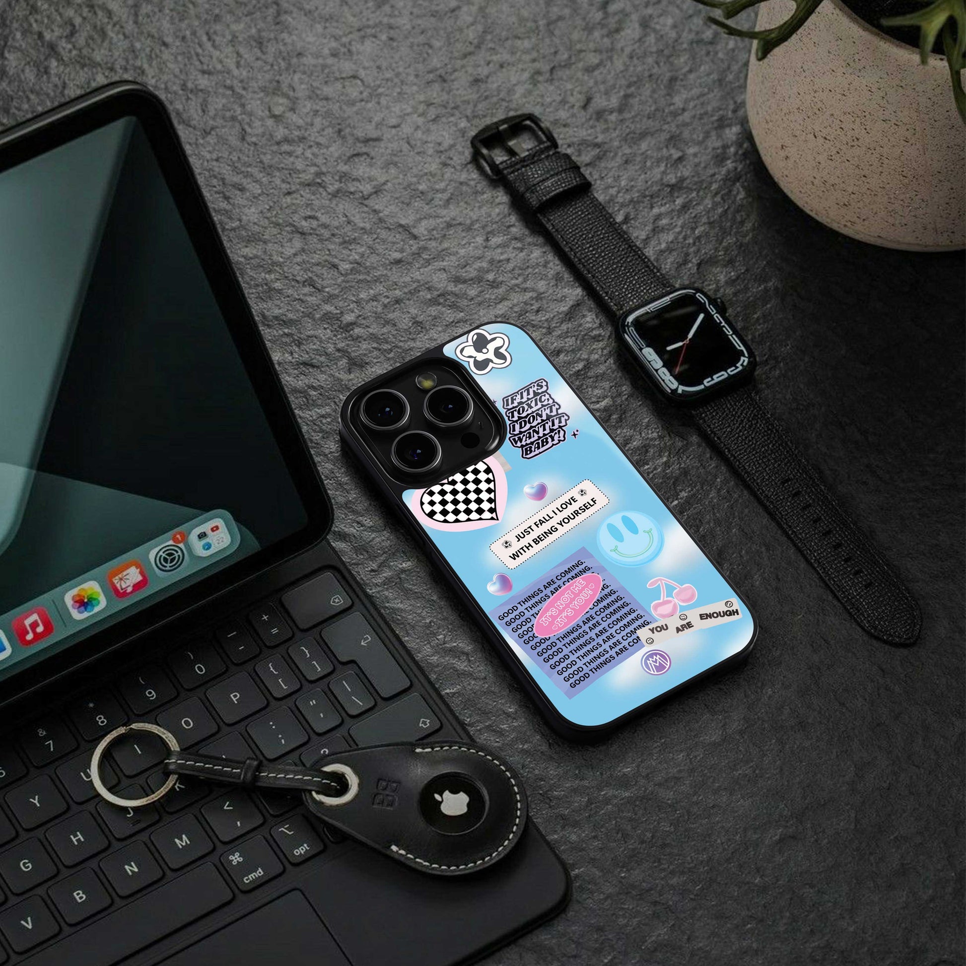 brightside back phone cover | glass case for iphone 16e