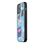 Slim Glass Back Phone Case for Multiple Brands – iPhone, Samsung, Redmi, OnePlus, Oppo, Vivo