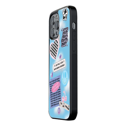 Slim Glass Back Phone Case for Multiple Brands – iPhone, Samsung, Redmi, OnePlus, Oppo, Vivo