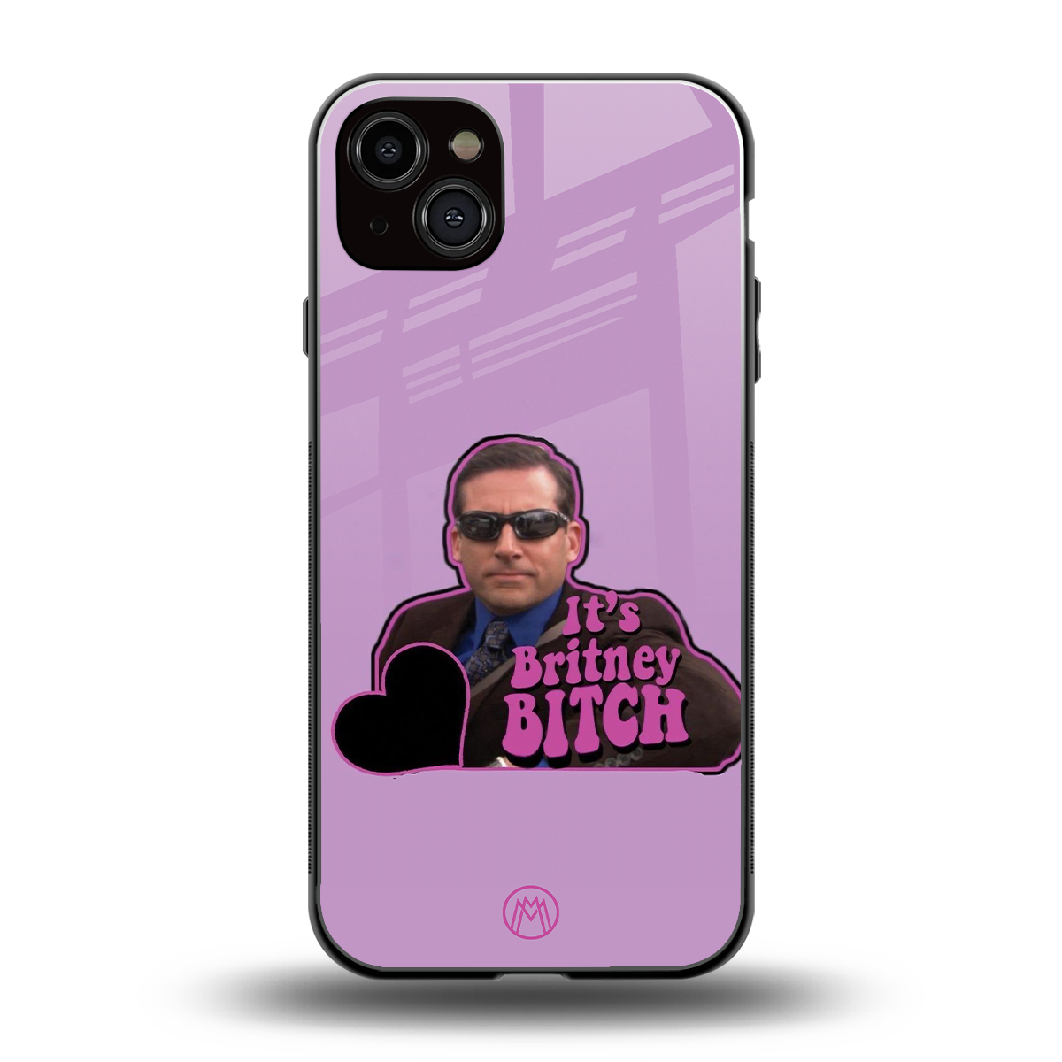 britney bitch back phone cover | glass case for iphone 15 plus