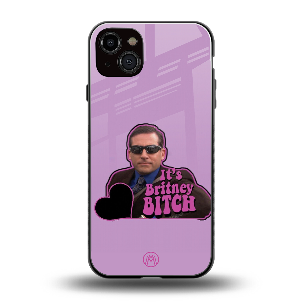 britney bitch back phone cover | glass case for iphone 14 plus