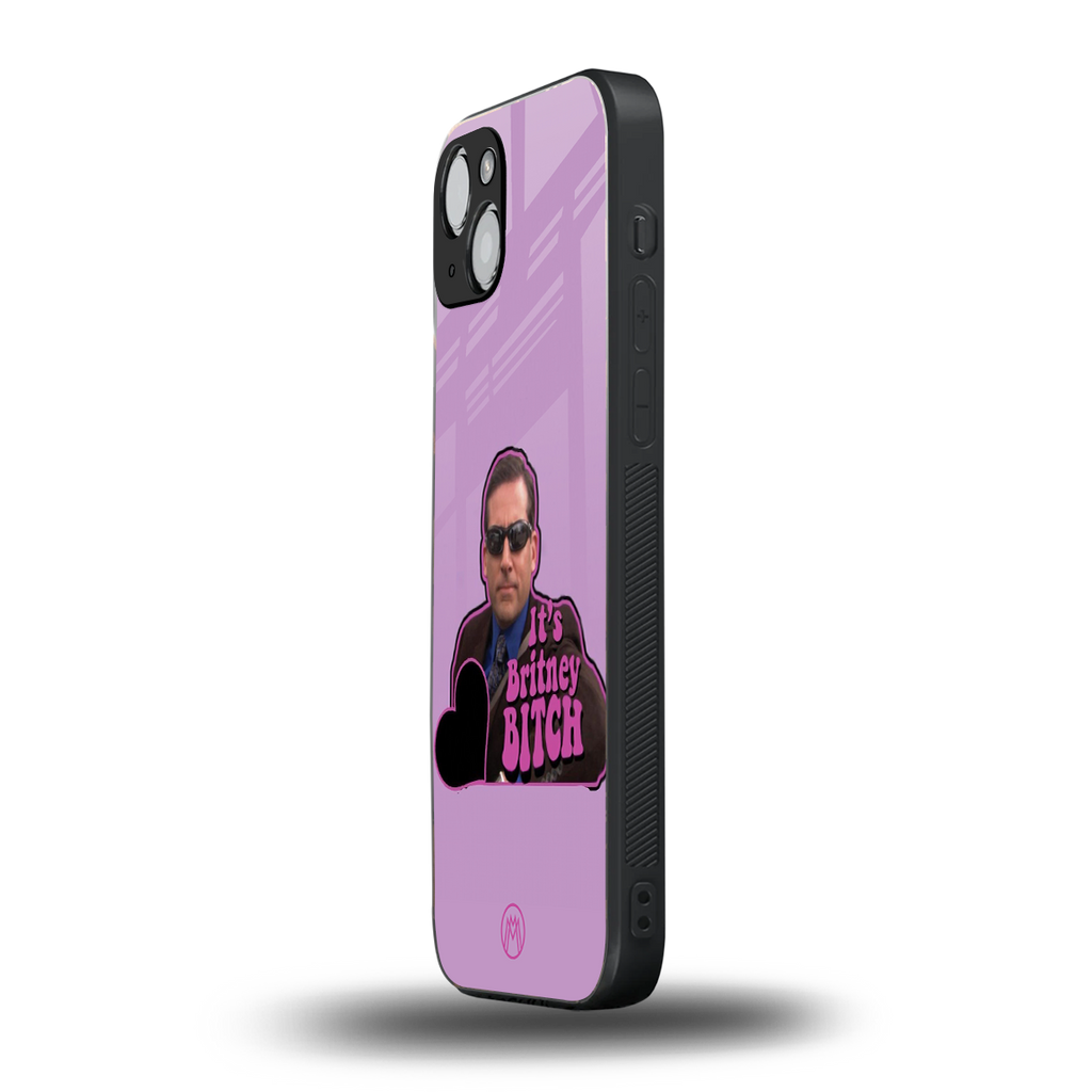 britney bitch back phone cover | glass case for iphone 14 plus