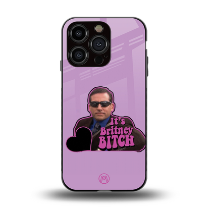 britney bitch back phone cover | glass case for iphone 15 pro