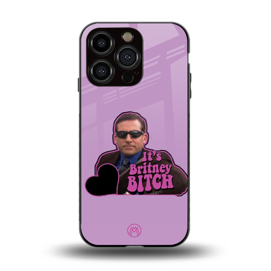 britney bitch back phone cover | glass case for iphone 15 pro