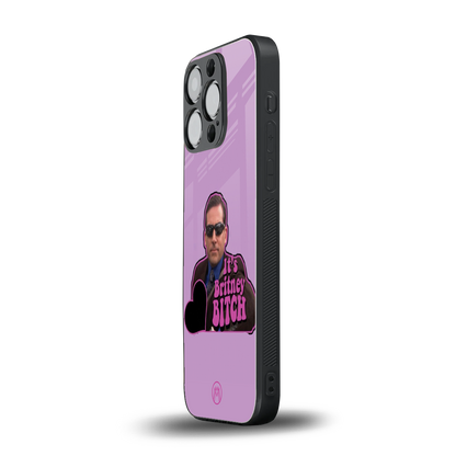 britney bitch back phone cover | glass case for iphone 15 pro