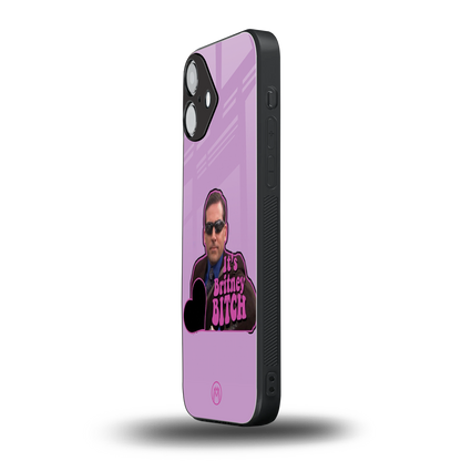 britney bitch back phone cover | glass case for iphone 16 plus