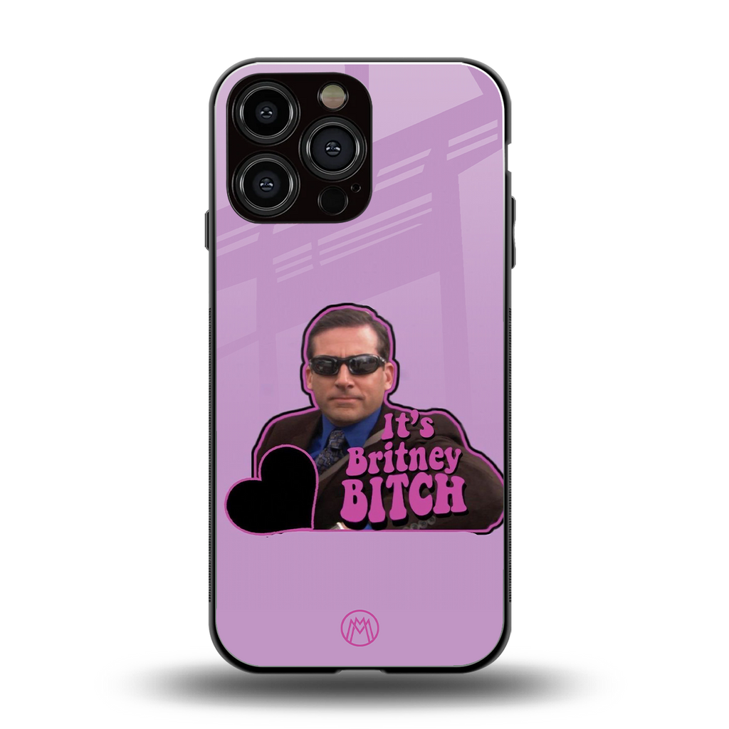 britney bitch back phone cover | glass case for iphone 16 pro max