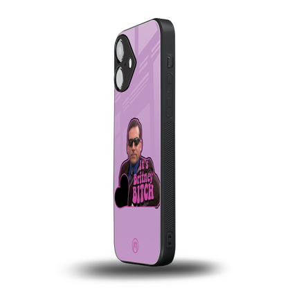 britney bitch back phone cover | glass case for iphone 16