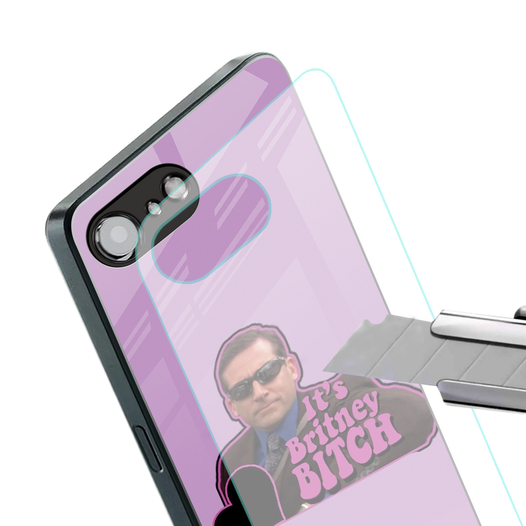 britney bitch back phone cover | glass case for iphone 16e