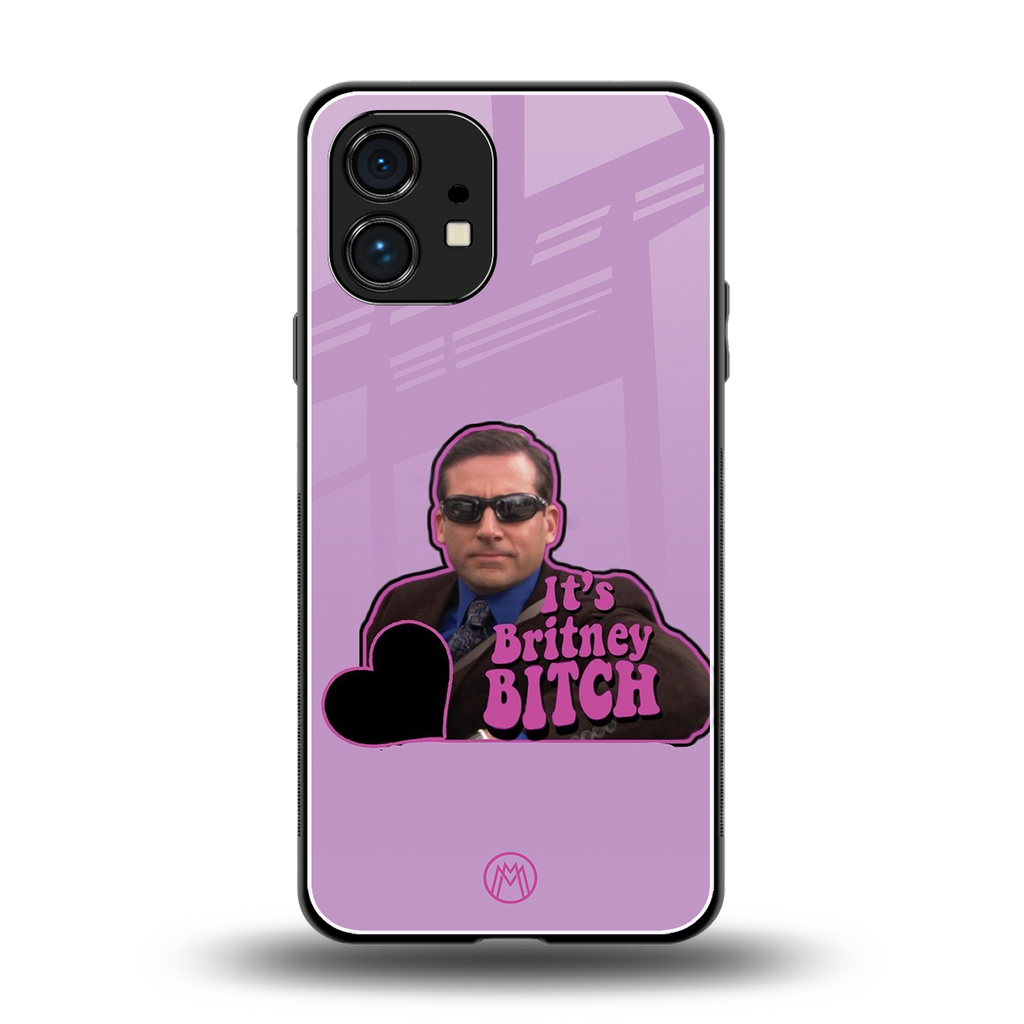 britney bitch back phone cover | glass case for nothing phone 1