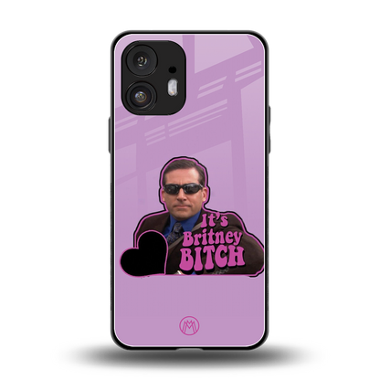 britney bitch back phone cover | glass case for nothing phone 2