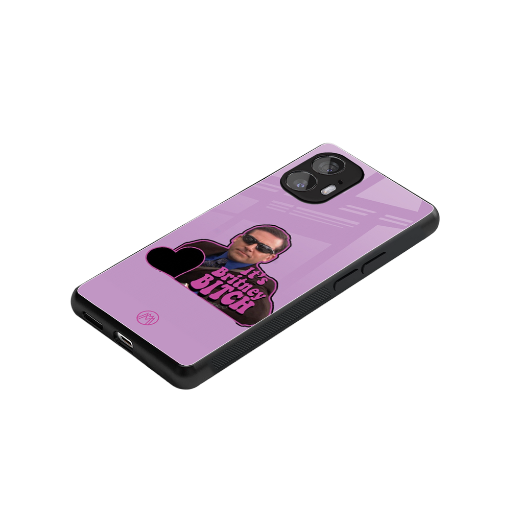 britney bitch back phone cover | glass case for nothing phone 2