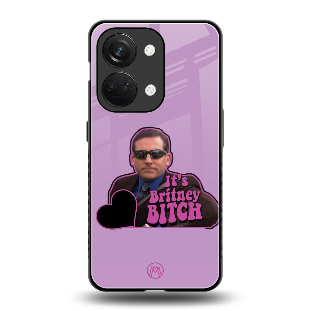 britney bitch back phone cover | glass case for oneplus nord 3