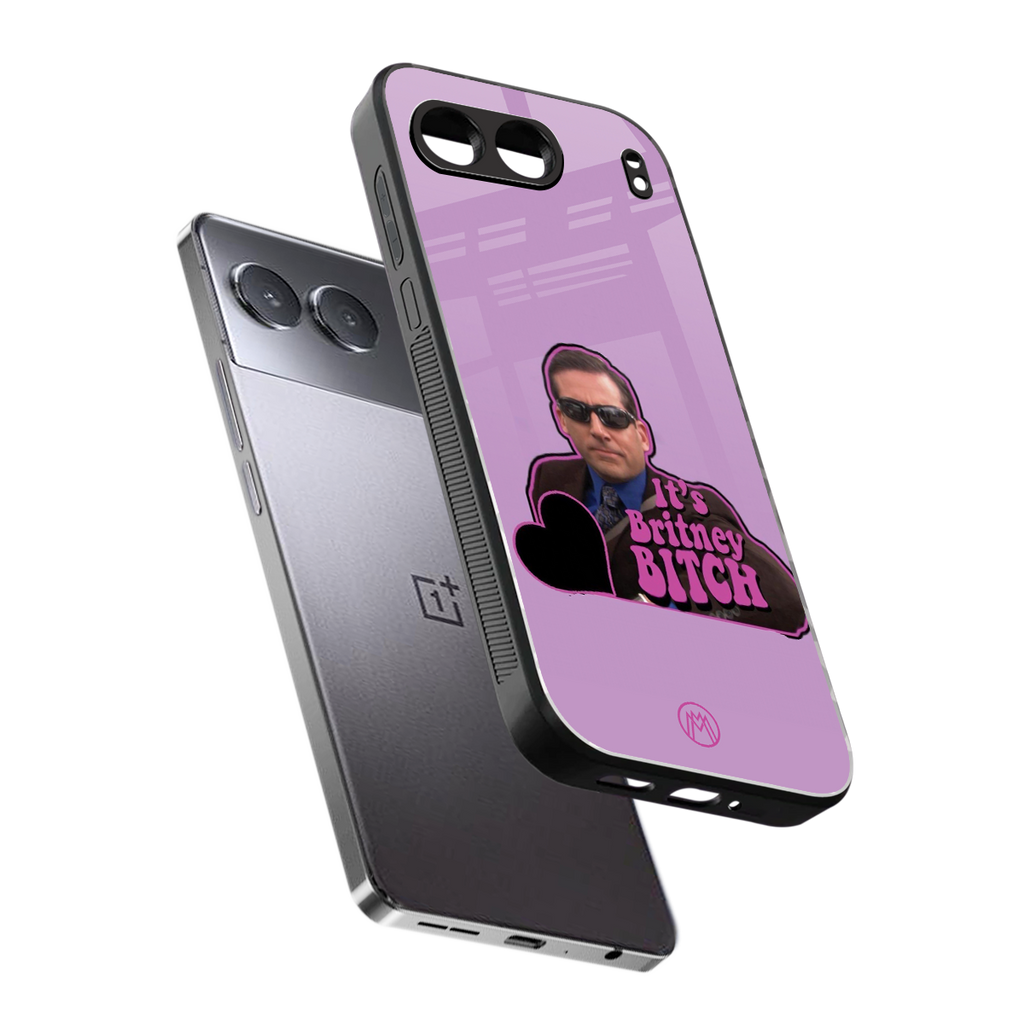 britney bitch back phone cover | glass case for oneplus nord 4