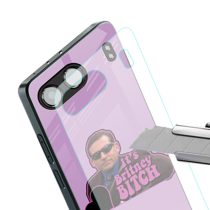 britney bitch back phone cover | glass case for oneplus nord 4