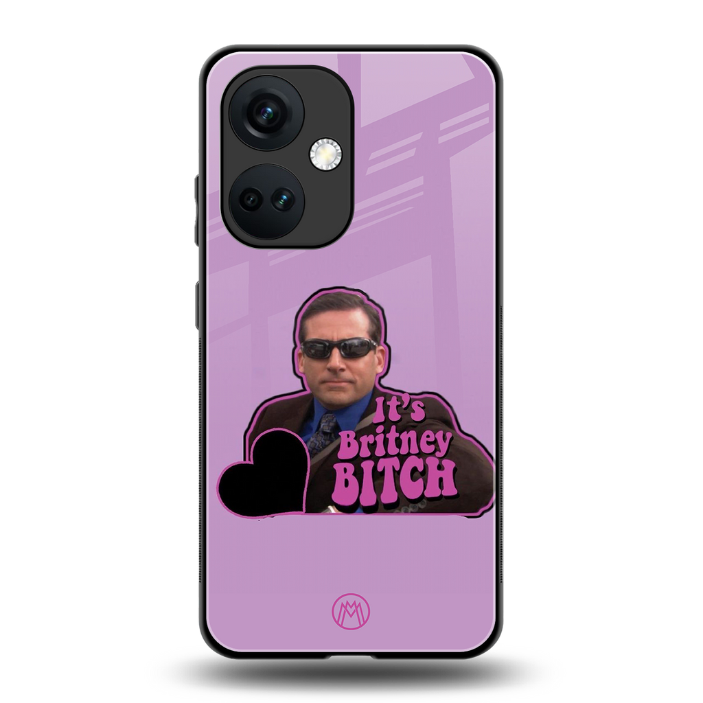 britney bitch back phone cover | glass case for oneplus nord ce 3