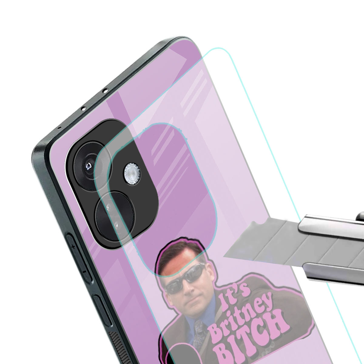 britney bitch back phone cover | glass case for oneplus nord ce 3