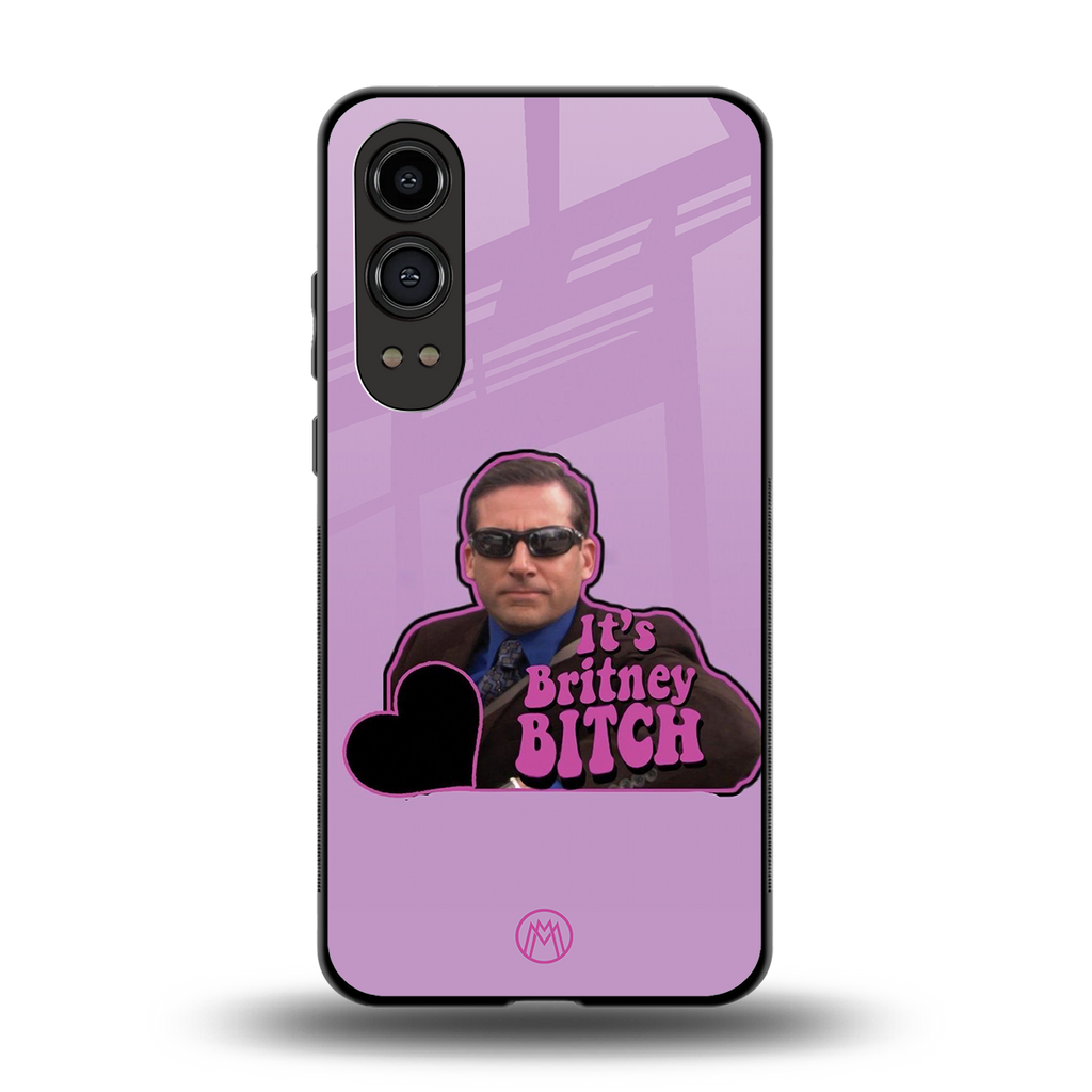 britney bitch back phone cover | glass case for oneplus nord ce 4 lite
