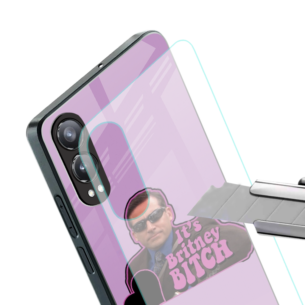 britney bitch back phone cover | glass case for oneplus nord ce 4 lite
