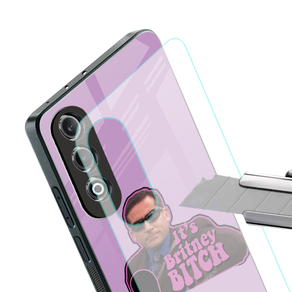 britney bitch back phone cover | glass case for oneplus nord ce 4