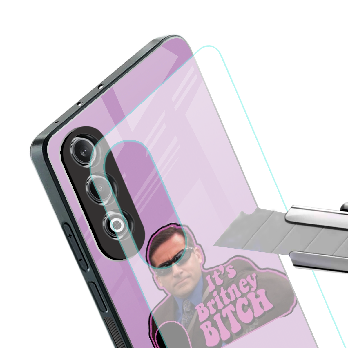 britney bitch back phone cover | glass case for oneplus nord ce 4