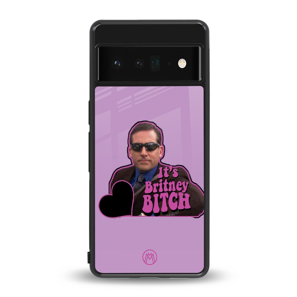 britney bitch back phone cover | glass case for google pixel 6 pro