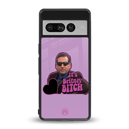 britney bitch back phone cover | glass case for google pixel 7 pro