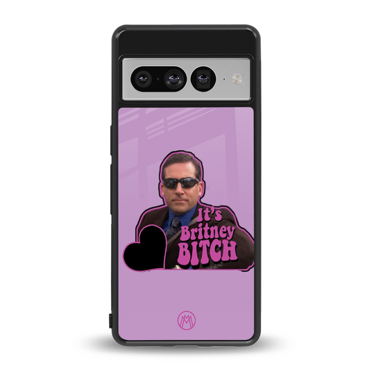 britney bitch back phone cover | glass case for google pixel 7 pro