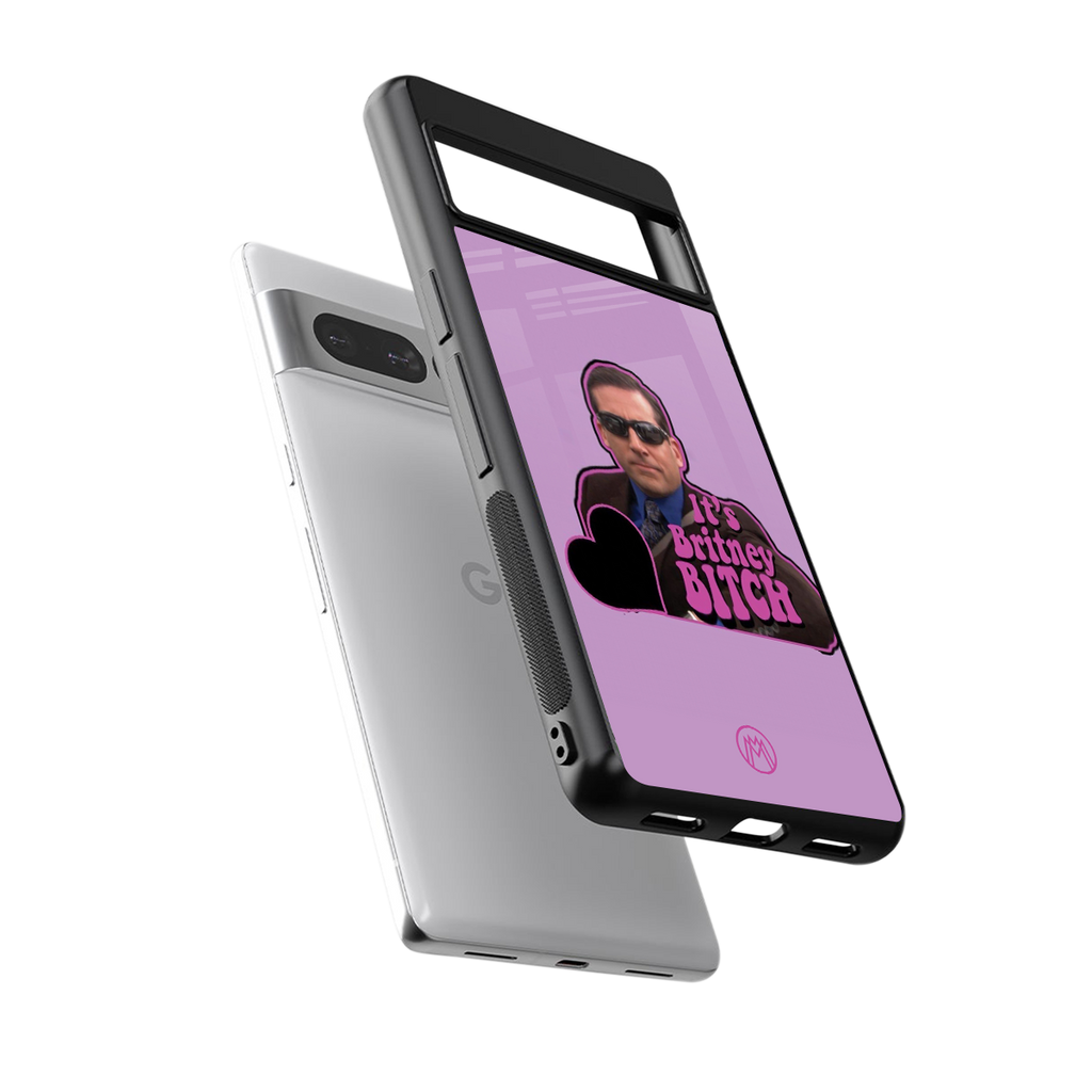britney bitch back phone cover | glass case for google pixel 7 pro