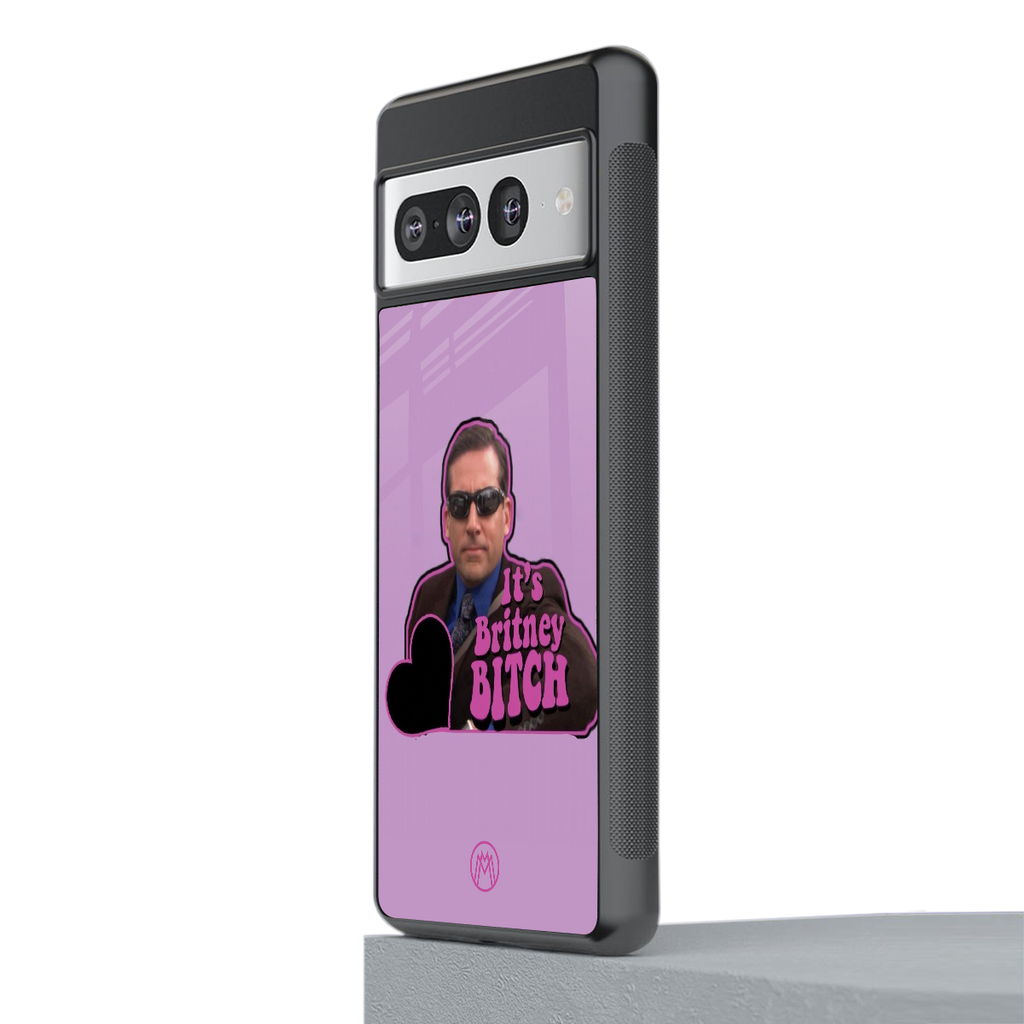 britney bitch back phone cover | glass case for google pixel 7 pro