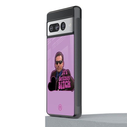 britney bitch back phone cover | glass case for google pixel 7 pro