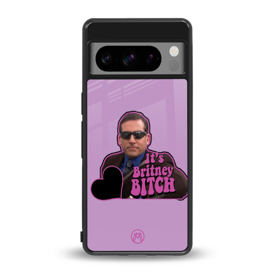 britney bitch back phone cover | glass case for google pixel 8 pro