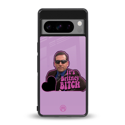 britney bitch back phone cover | glass case for google pixel 8 pro