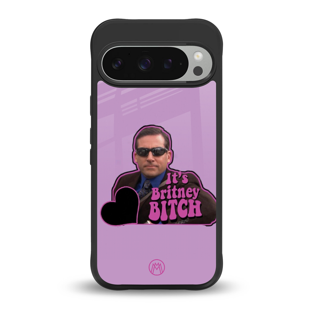 britney bitch back phone cover | glass case for google pixel 9 pro
