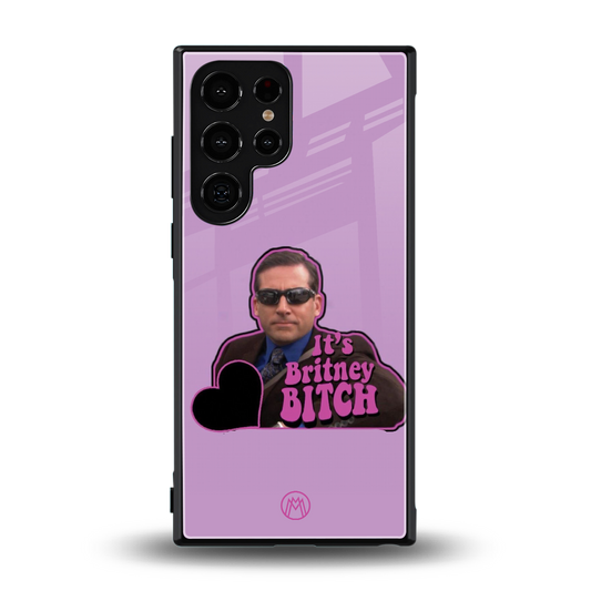 britney bitch back phone cover | glass case for samsung galaxy s24 ultra