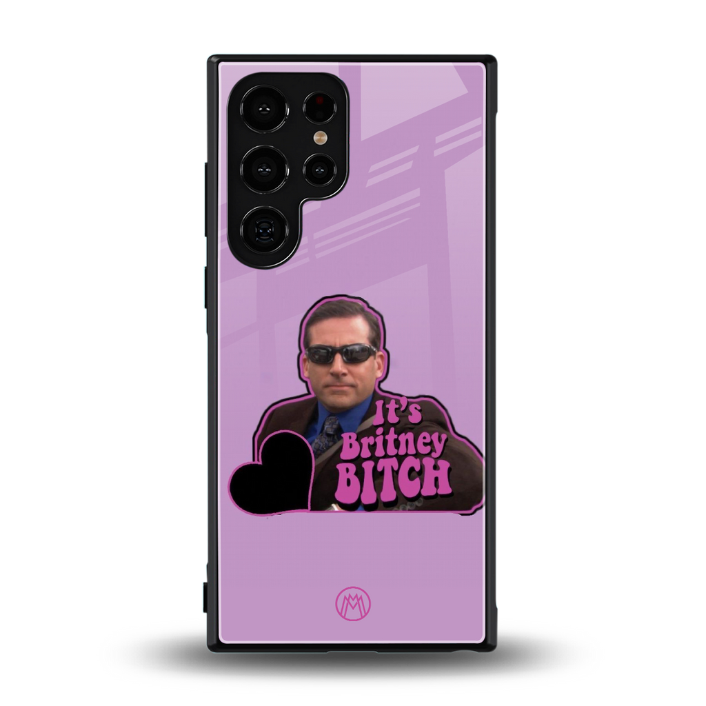 britney bitch back phone cover | glass case for samsung galaxy s23 ultra