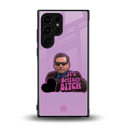 britney bitch back phone cover | glass case for samsung galaxy s23 ultra