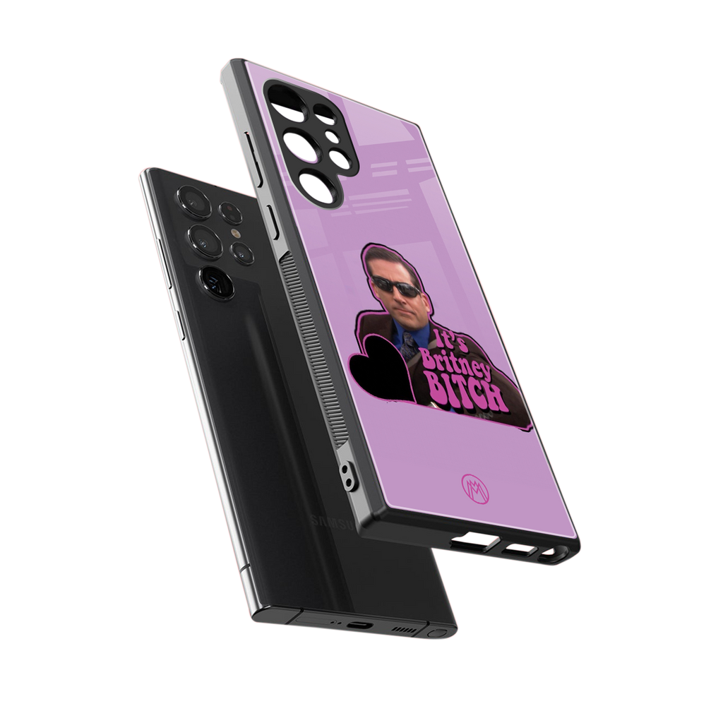 britney bitch back phone cover | glass case for samsung galaxy s24 ultra