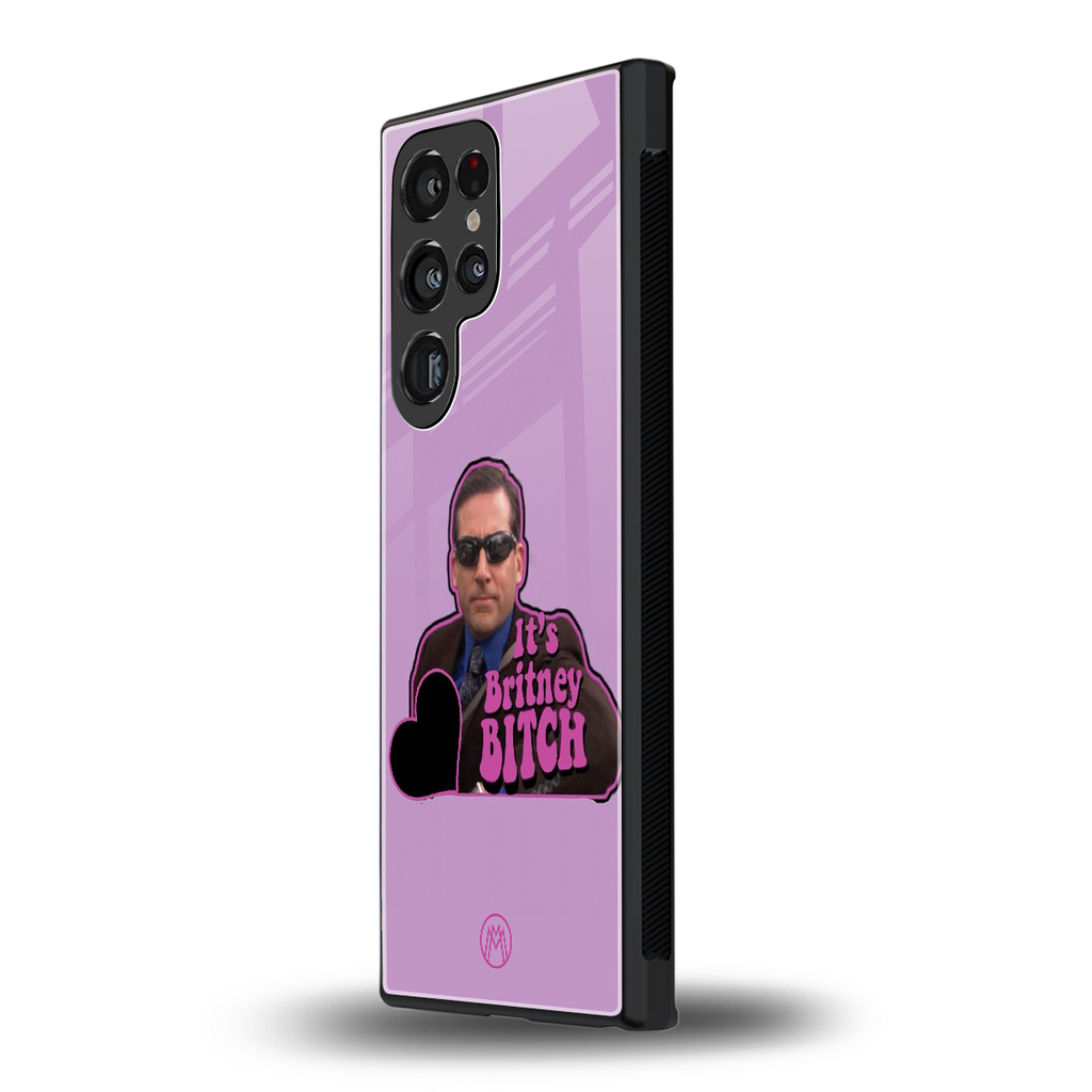 britney bitch back phone cover | glass case for samsung galaxy s23 ultra