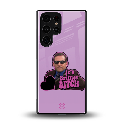 britney bitch back phone cover | glass case for samsung galaxy s25 ultra