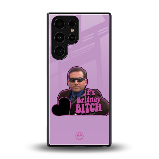 britney bitch back phone cover | glass case for samsung galaxy s25 ultra