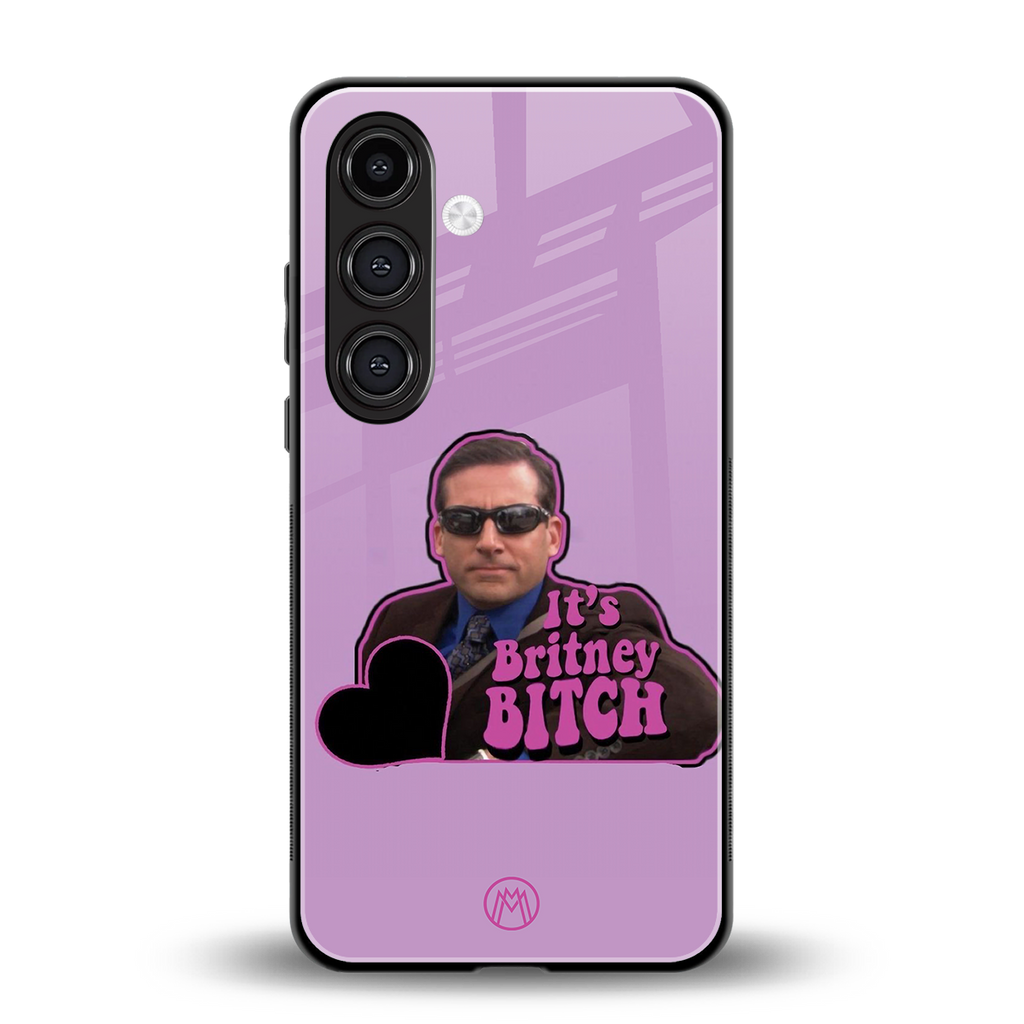 britney bitch back phone cover | glass case for samsung galaxy s23 plus