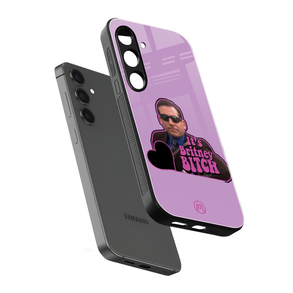 britney bitch back phone cover | glass case for samsung galaxy s23 plus