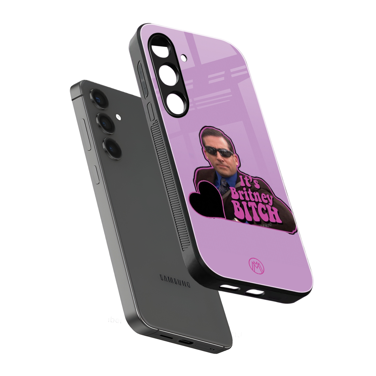 britney bitch back phone cover | glass case for samsung galaxy s24 fe