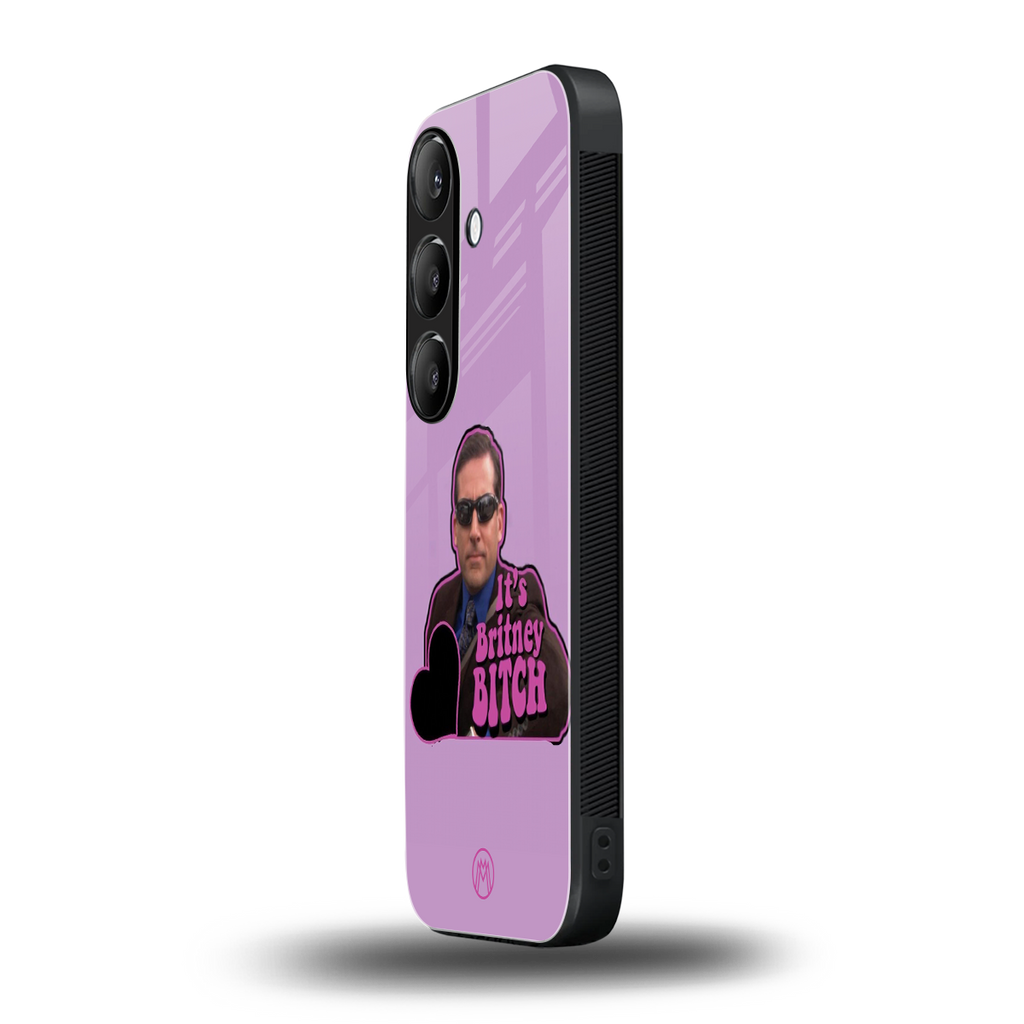 britney bitch back phone cover | glass case for samsung galaxy s23 plus